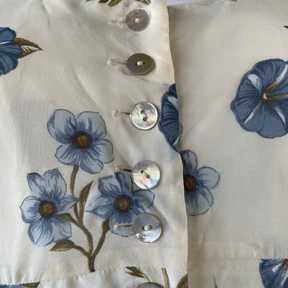 🔥Vintage Betty Barclay Made In German Floral Maxi Dress Cottagecore Romantic XS - Picture 6 of 15